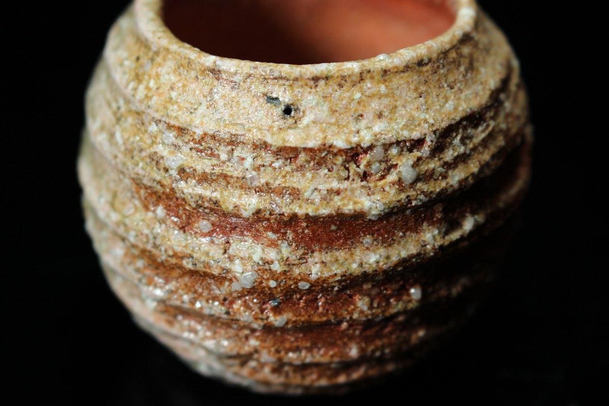 柳下季器 信楽芋頭ぐい呑 [ Shigaraki Imogashira Guinomi by Hideki