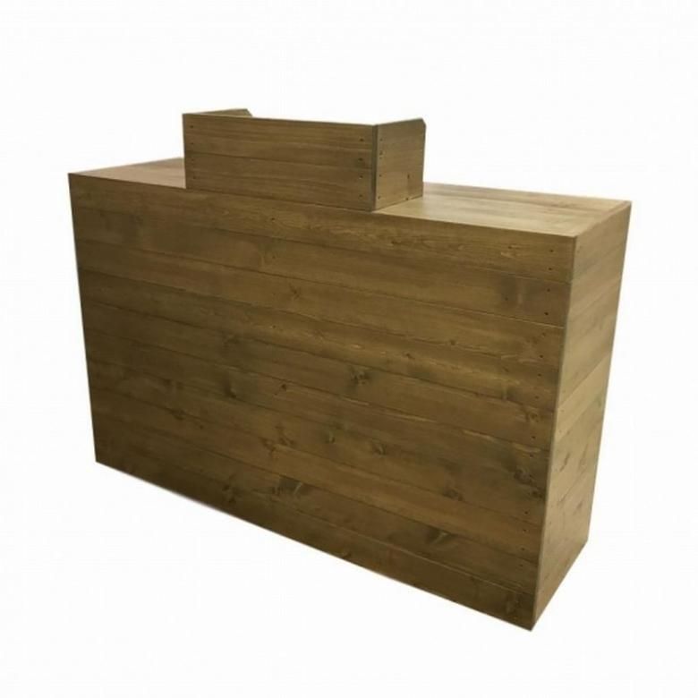 木製レジカウンター・受付カウンター_幅140cm_オーク_C026OK