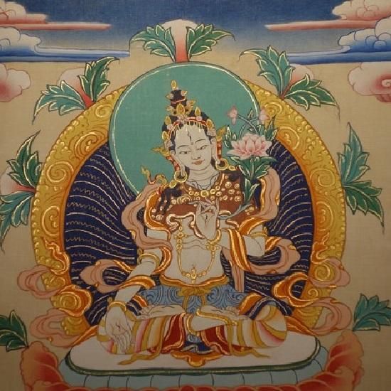 白多羅菩薩（ホワイトターラ） 仏画 タンカ｜大阪の仏画通販・販売｜多羅堂