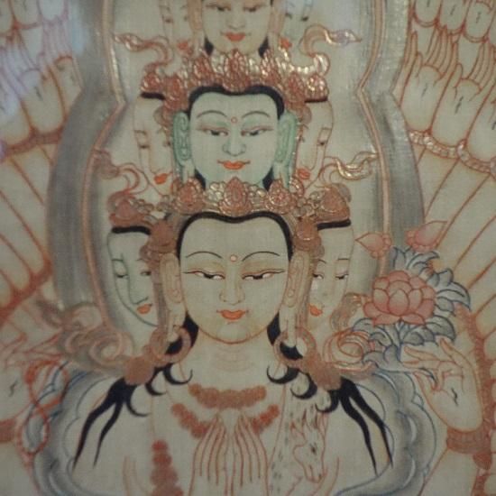 仏画 タンカ 千手観音 仏像 仏教美術｜大阪の仏画販売｜多羅堂