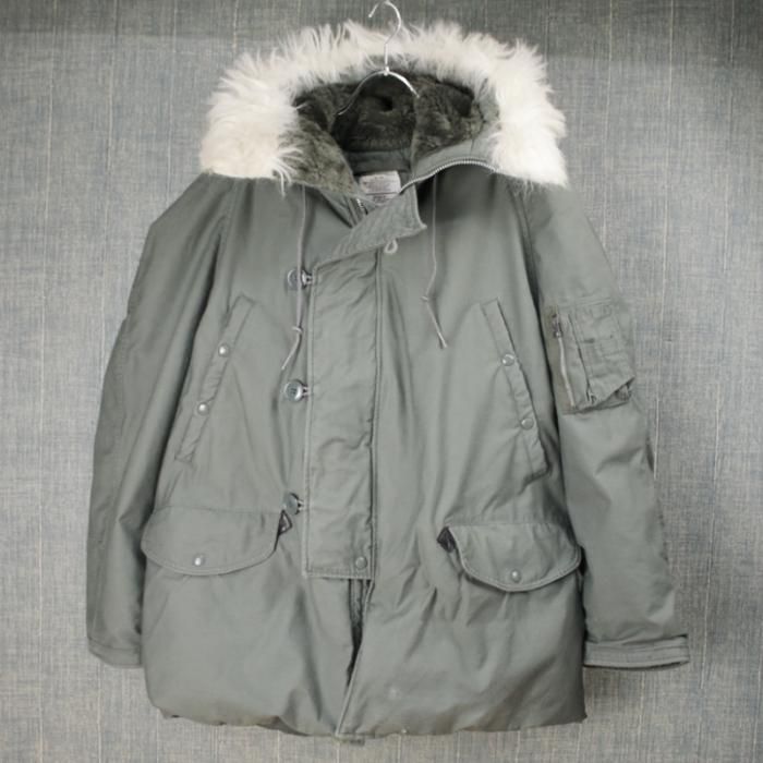 N-3B フライトジャケット 米軍 実物 LARGE ミリタリージャケット 古着