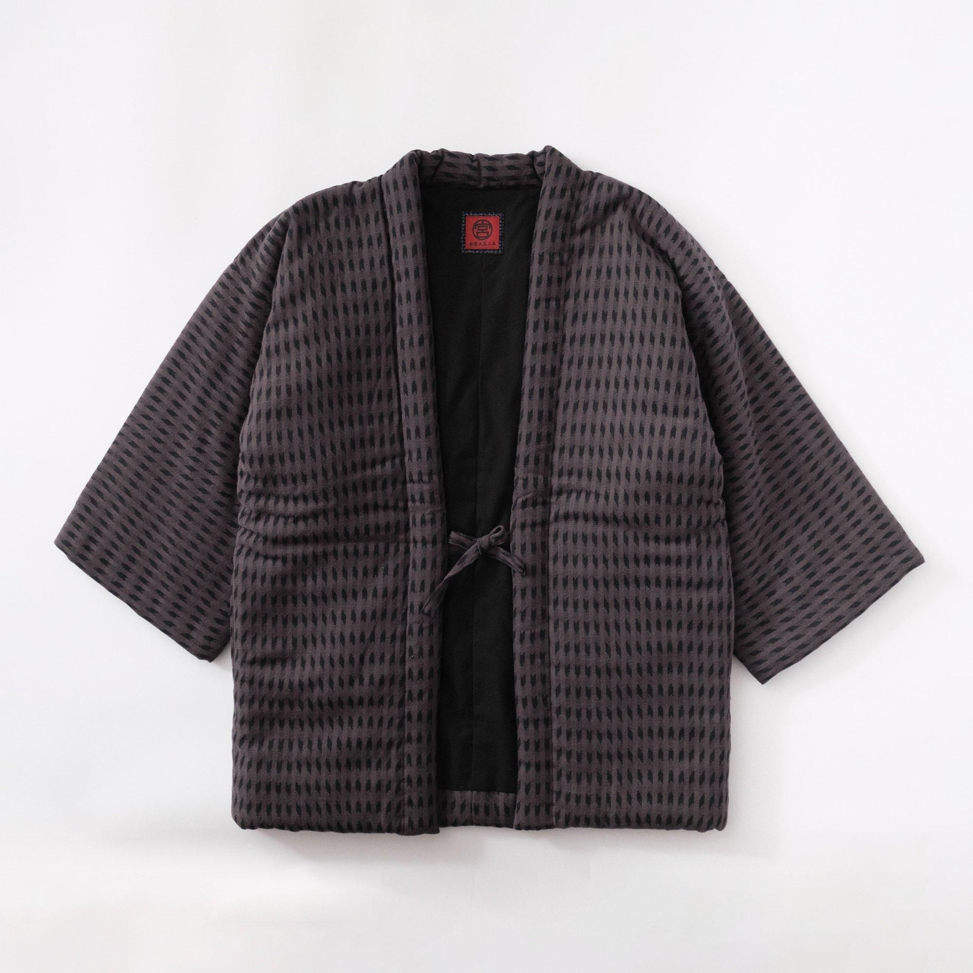 宮田織物 はんてん 半纏 [白鷹袢天・グレー] 男女兼用【完売