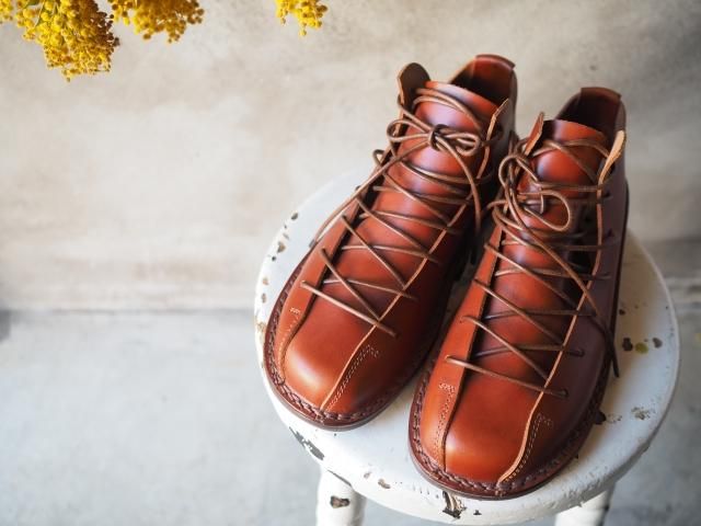 trippen/トリッペン Tyler シューレースシューズ キャメルブラウン
