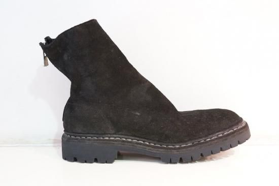 GUIDI HORSE REVERSE BACK ZIP BOOT SOLE RUBBER NORVEGESE(796V-N)