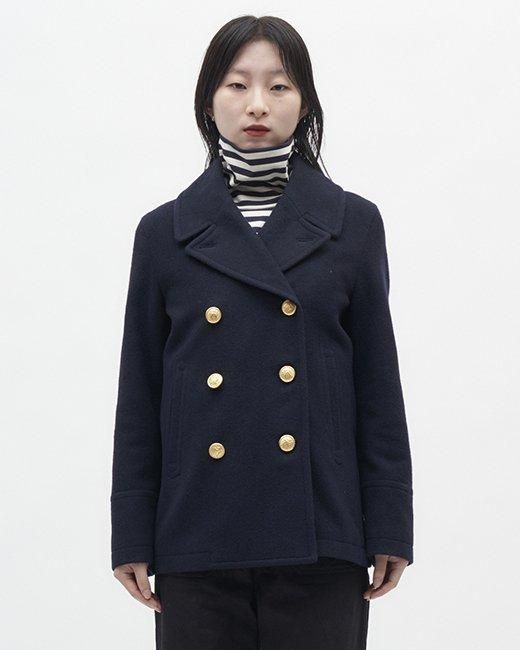 ダブルフェイスメルトンウィメンズピーコート