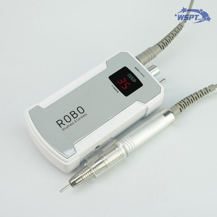 ネイルマシン ROBO ロボ 充電式 ブラシレス 液晶表示 35000rpm