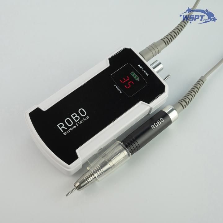 ネイルマシン ROBO ロボ 充電式 ブラシレス 液晶表示 35000rpm