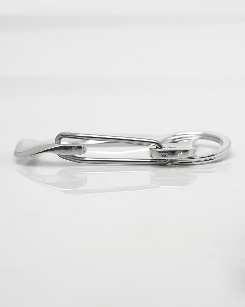 Lifestyle Design Lab May21シルバーカラビナキーフック｜シルバー