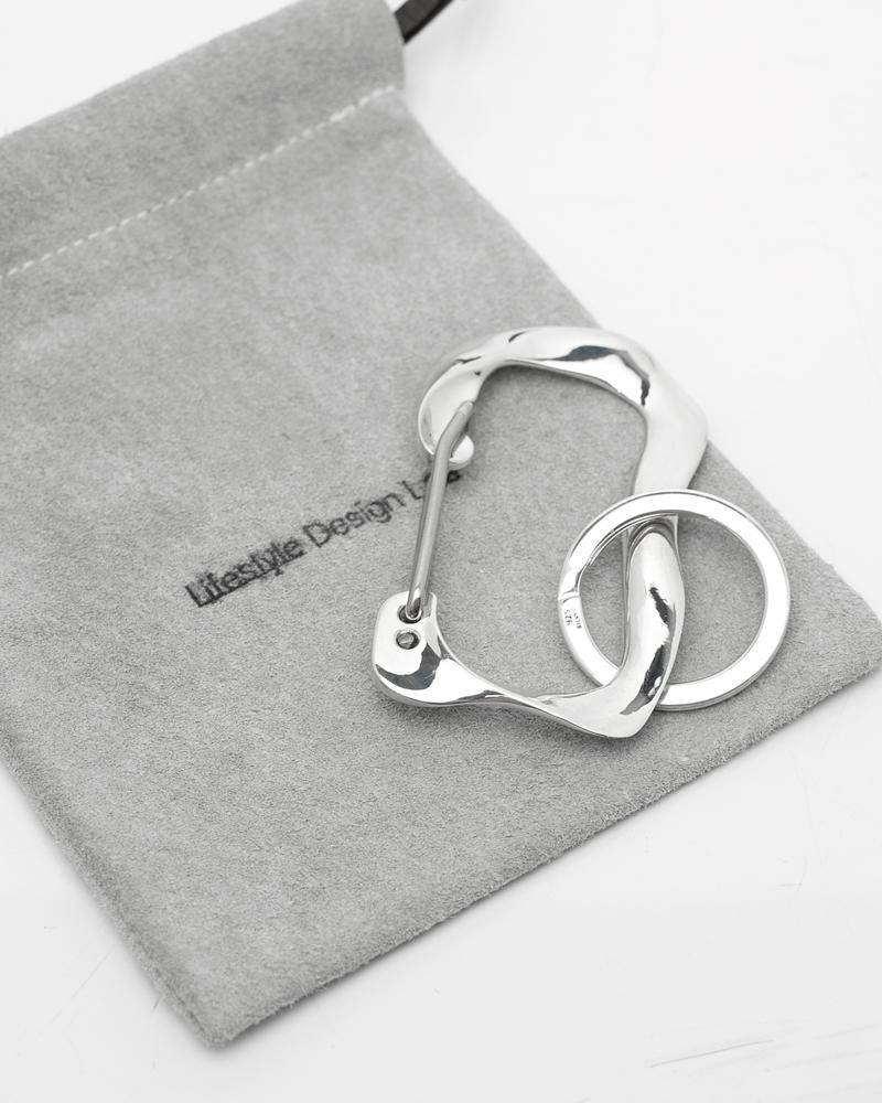 Lifestyle Design Lab May21シルバーカラビナキーフック｜シルバー
