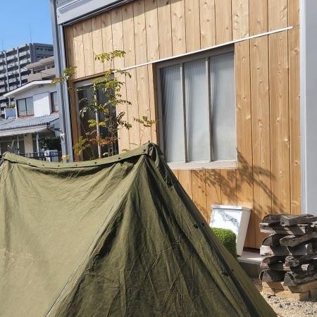 USパップテント ファスナー加工 - ハロアウトドア