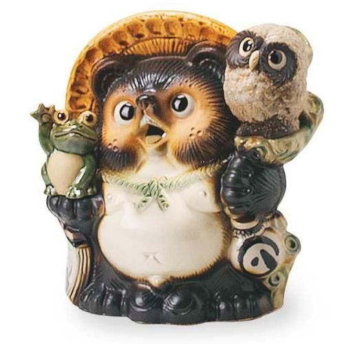 満願成就たぬき（8.5号）【信楽陶器卸商業協同組合】 - 滋賀の名品