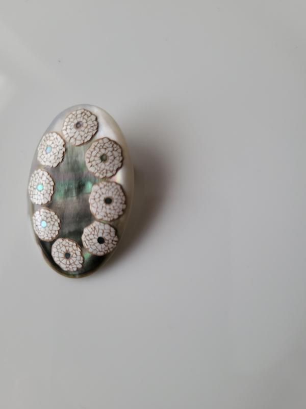 再入荷 classic ko（クラシックコー） ブローチ “Bubble brooch 黒蝶貝