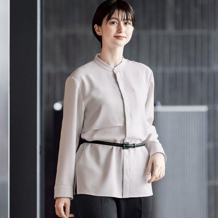 BUB4200 (ボンマックス) bonoffice 白 ブラウス｜事務服