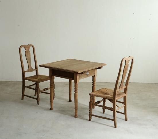 2人掛けのろくろ脚テーブルの通販 | ライフスタイルショップICCA