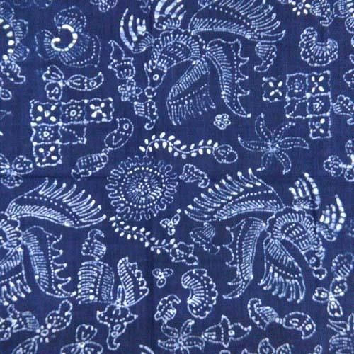 トゥバン（Tuban）藍染手描きバティック 販売 － ジェンベ・民族楽器