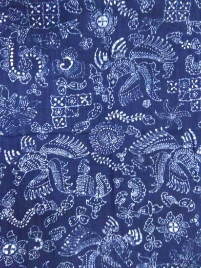 トゥバン（Tuban）藍染手描きバティック 販売 － ジェンベ・民族楽器