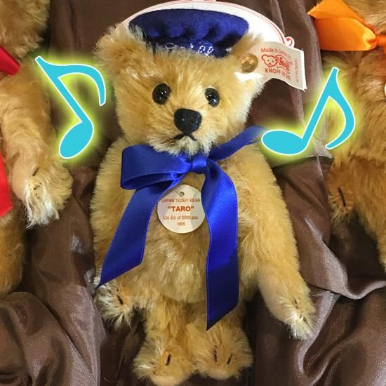 日本限定シュタイフ・ベアの初代～5代目までが小さくなって