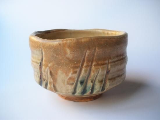 黄瀬戸茶碗 (共箱)加藤日出 - 茶道具販売 栗林園