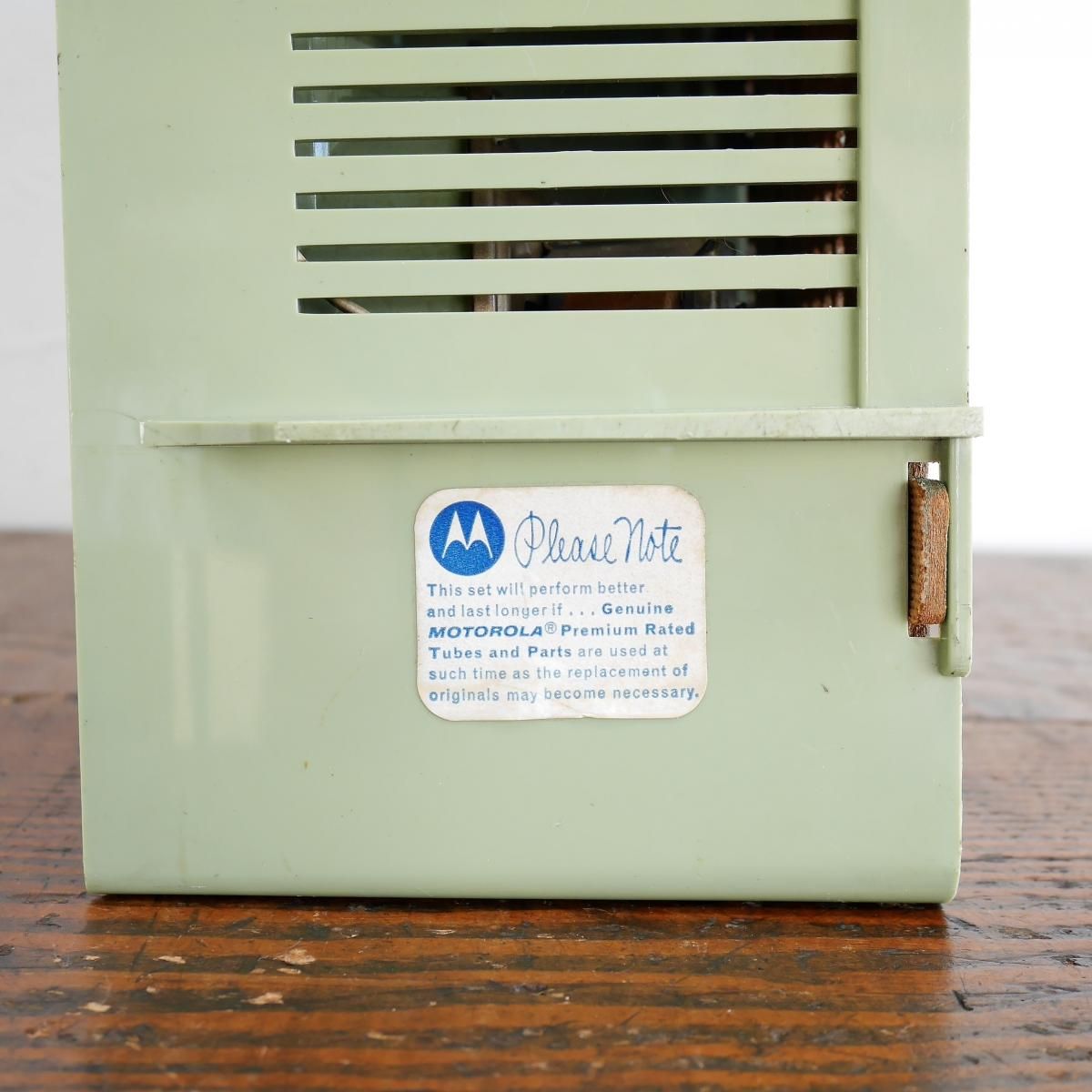 3055 アメリカ 1960年代 アンティーク 真空管ラジオ モトローラ