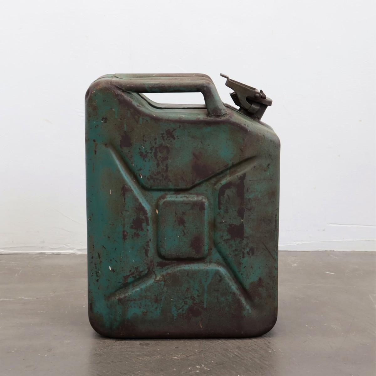 アメリカ ヴィンテージ ジェリカン オイル缶 ガレージ ODグリーン 軍