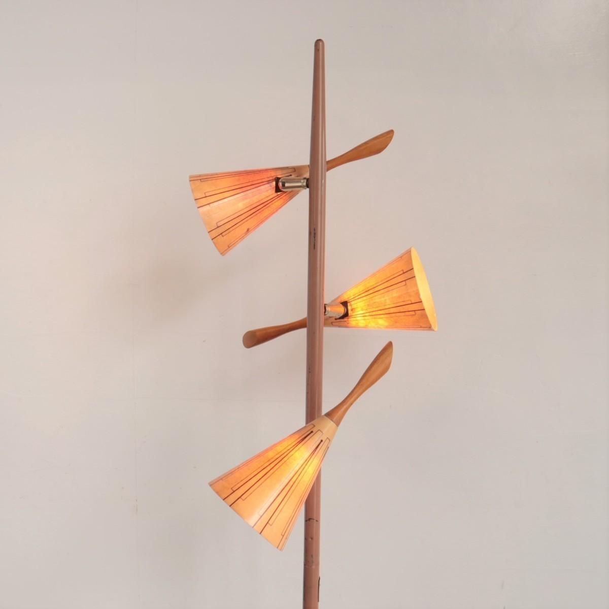 3157 アメリカ ヴィンテージ ミッドセンチュリー フロアランプ