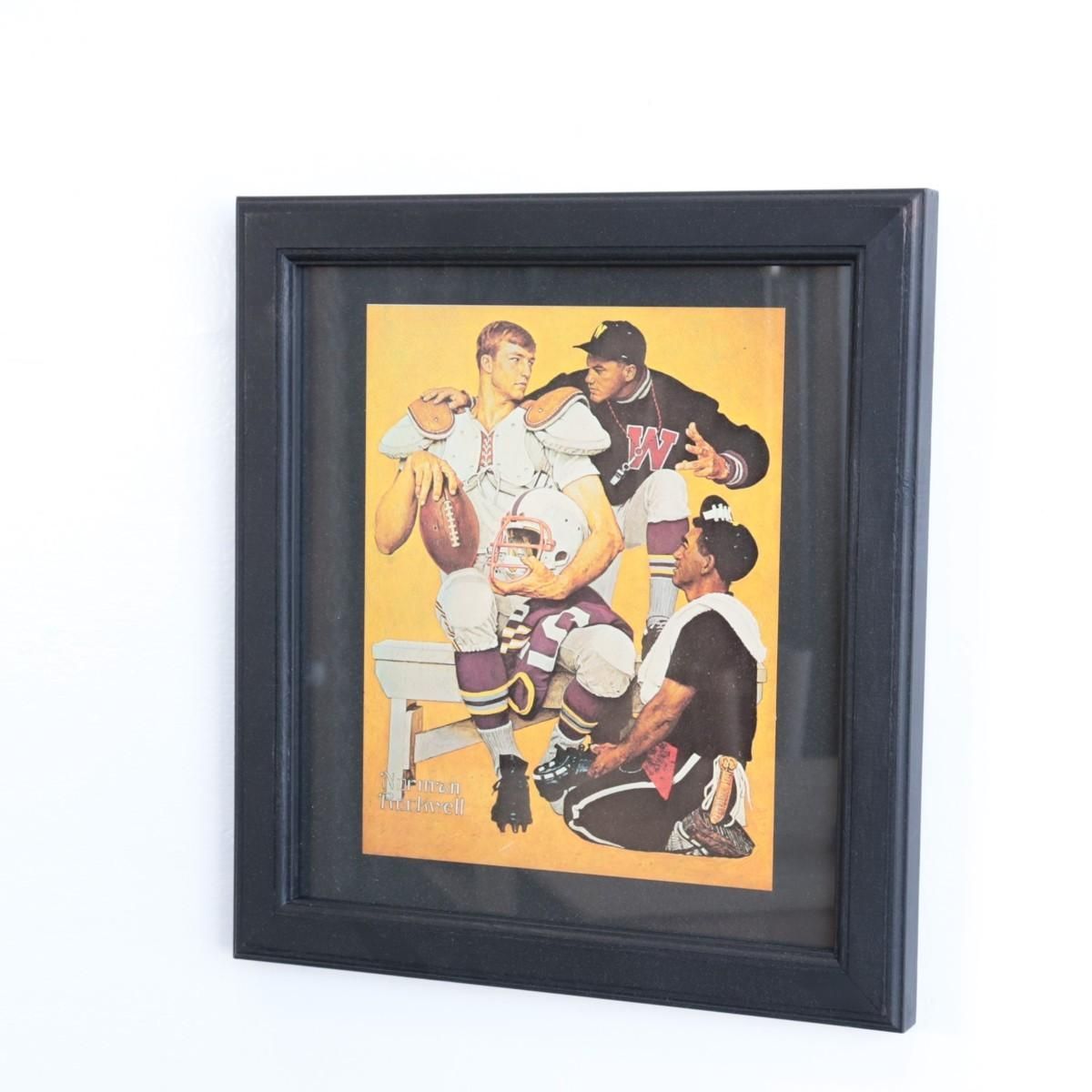 ヴィンテージ ノーマンロックウェル イラスト画 額装 -通販-ローズ