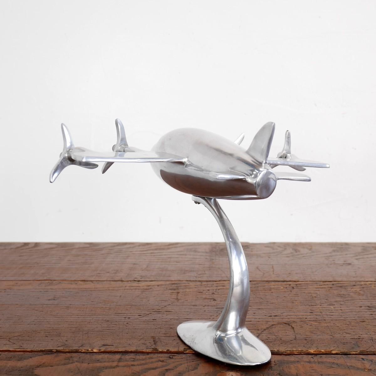 4024 アメリカ 60s ヴィンテージ エアプレン 飛行機 アルミ製 メタル