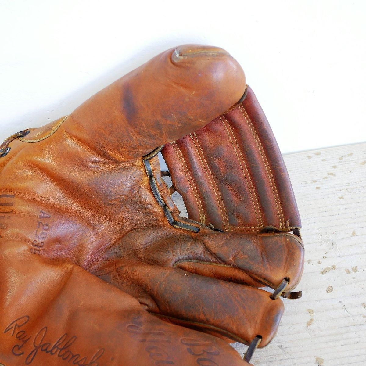 アメリカ 1950年代 アンティーク 野球グローブ ウィルソン 4フィンガー