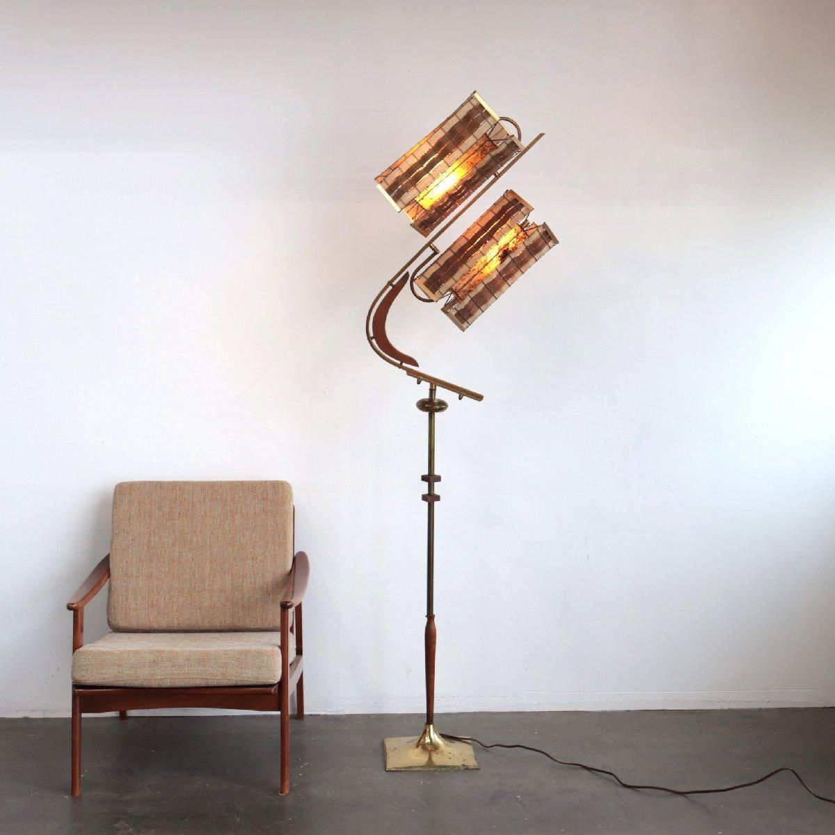 50s ミッドセンチュリー フロアランプ アメリカ ヴィンテージ