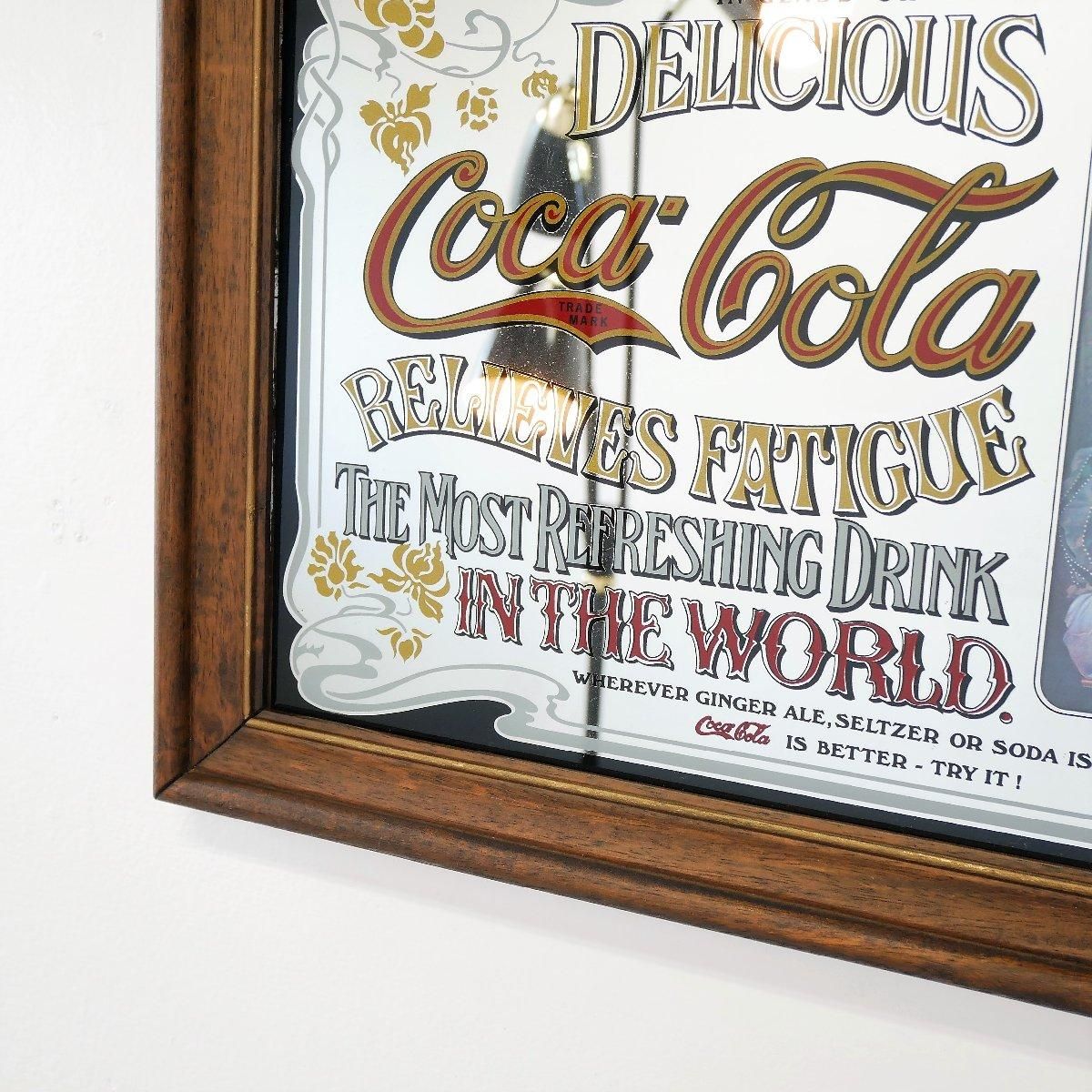 ヴィンテージ パブミラー アメリカ コカコーラ 額装 アドバタイジング