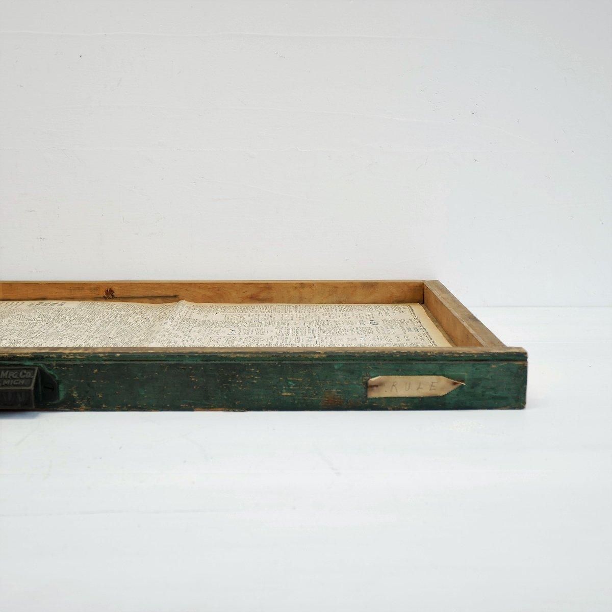 プリンタートレイ 木製陳列ケース ヴィンテージ -通販-ローズボール