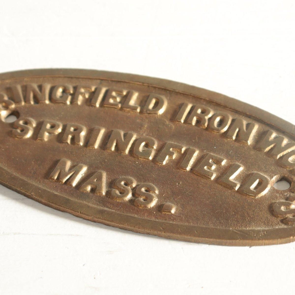 真鍮製 プレート アンティーク 看板 -通販-ローズボールアンティークス