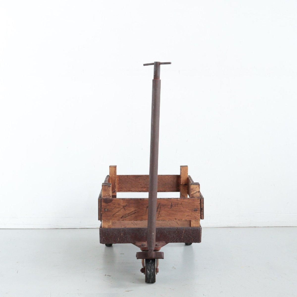 ヴィンテージ キャリーワゴン アイアン 台車 キャリーカート アメリカ
