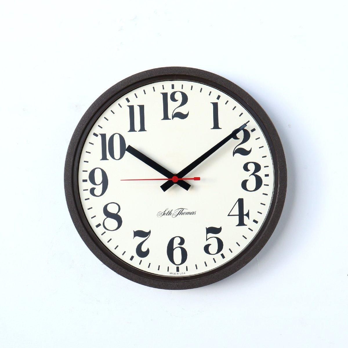 スクールクロック 壁掛け時計 セス・トーマス 70s ヴィンテージ Seth