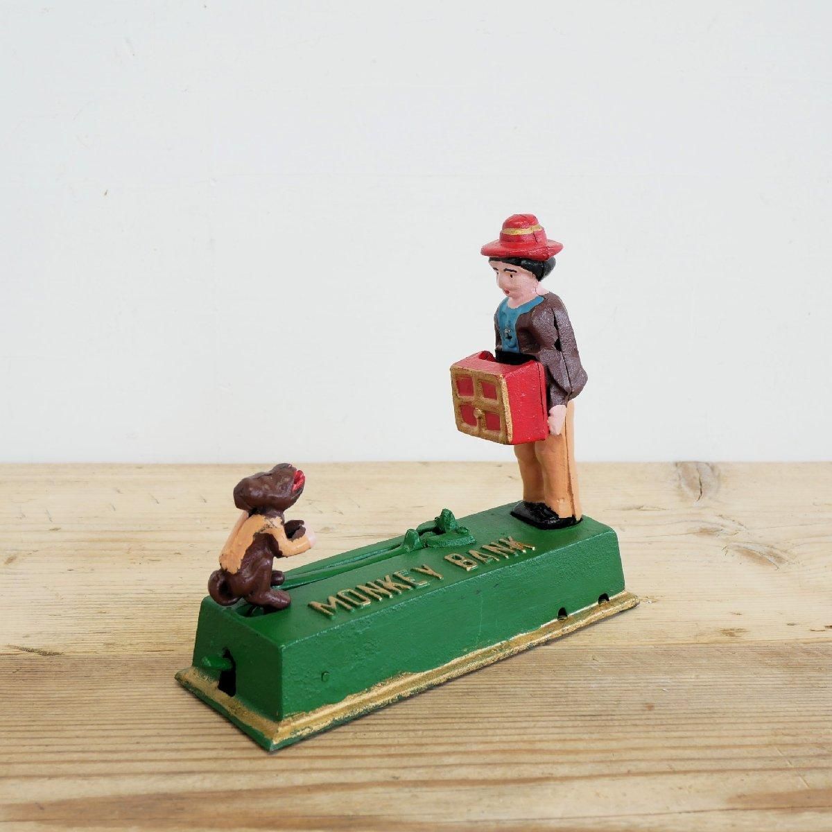 貯金箱 鋳鉄製 コインバンク アメリカ -通販-ローズボールアンティークス