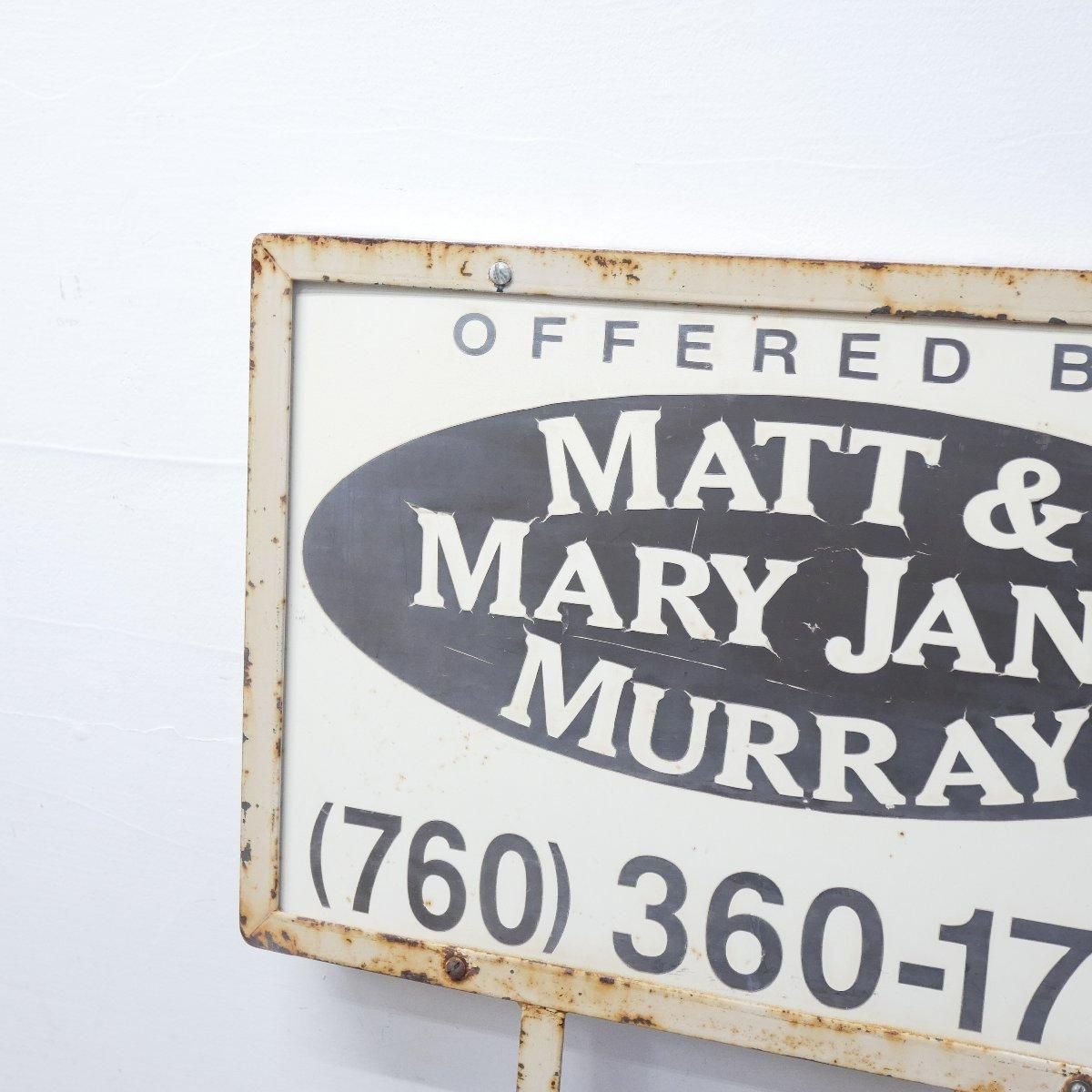 ヴィンテージ 立て看板 アメリカ メタル製 -通販-ローズボール