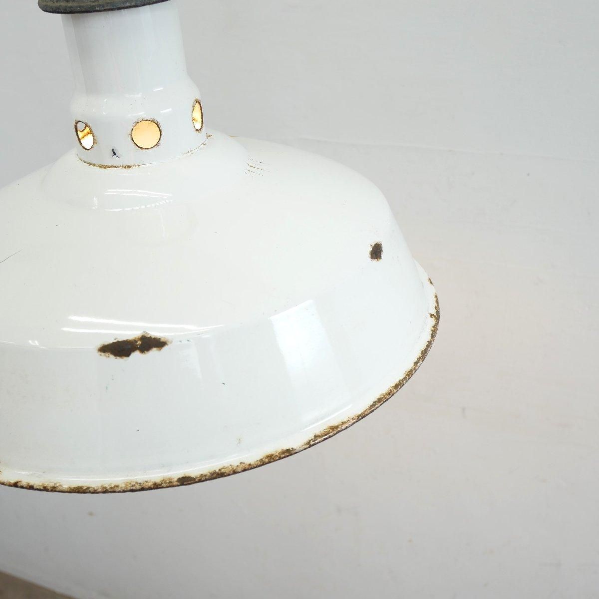 ホーロー製シェード ペンダントランプ ヴィンテージ アメリカ