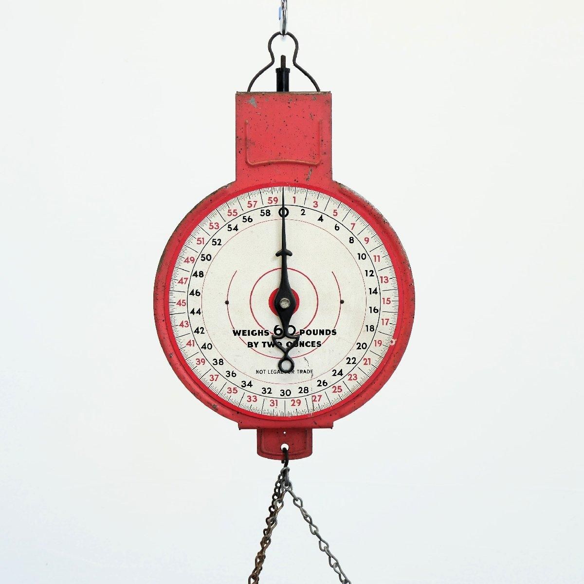 50's 吊り下げはかり ハンギングスケール -通販-ローズボール