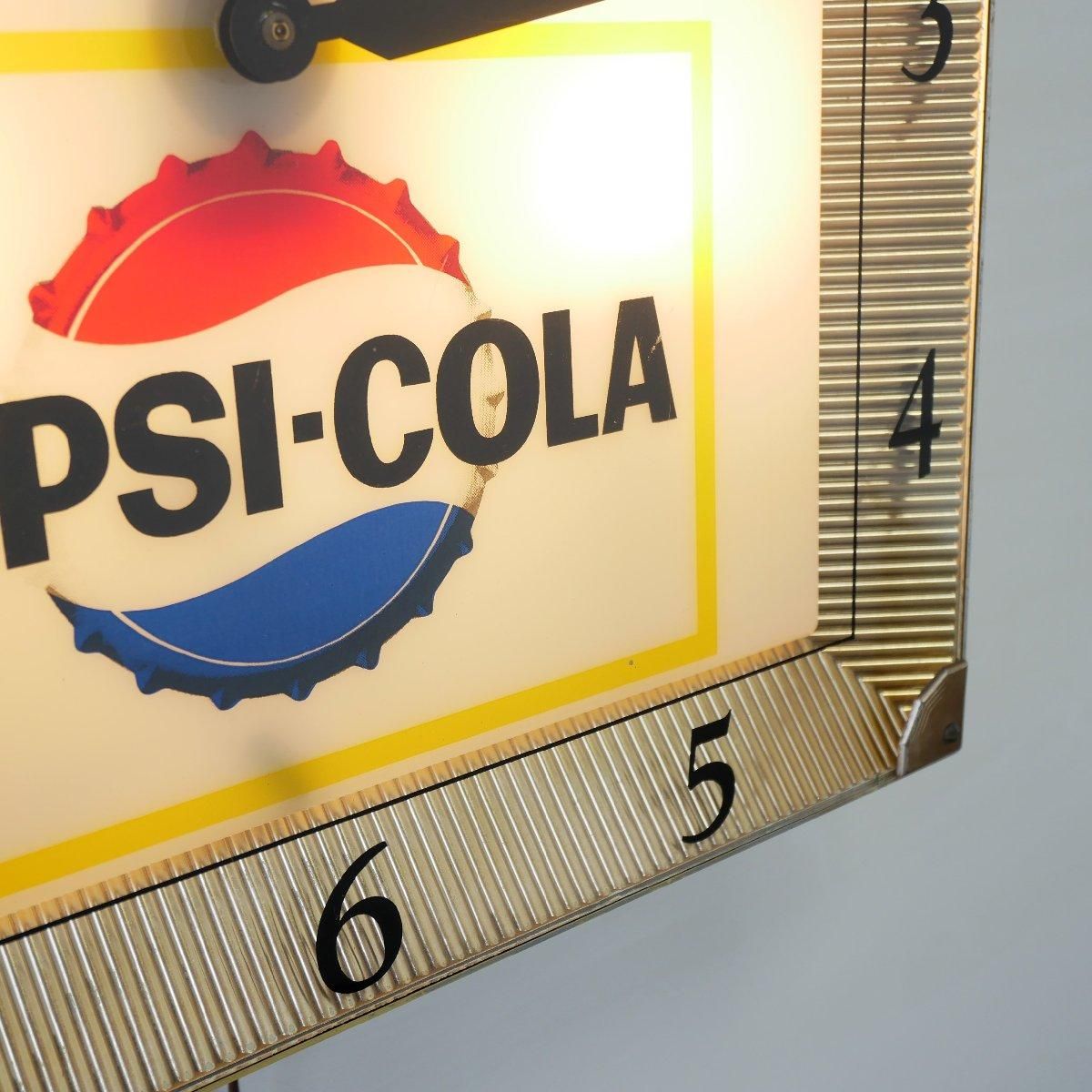 60s ペプシコーラ クロック 壁掛け時計 -通販-ローズボールアンティークス