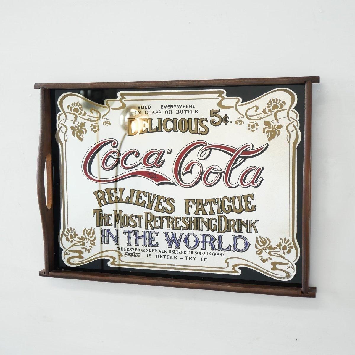 ヴィンテージ パブミラー 鏡 コカコーラ -通販-ローズボールアンティークス