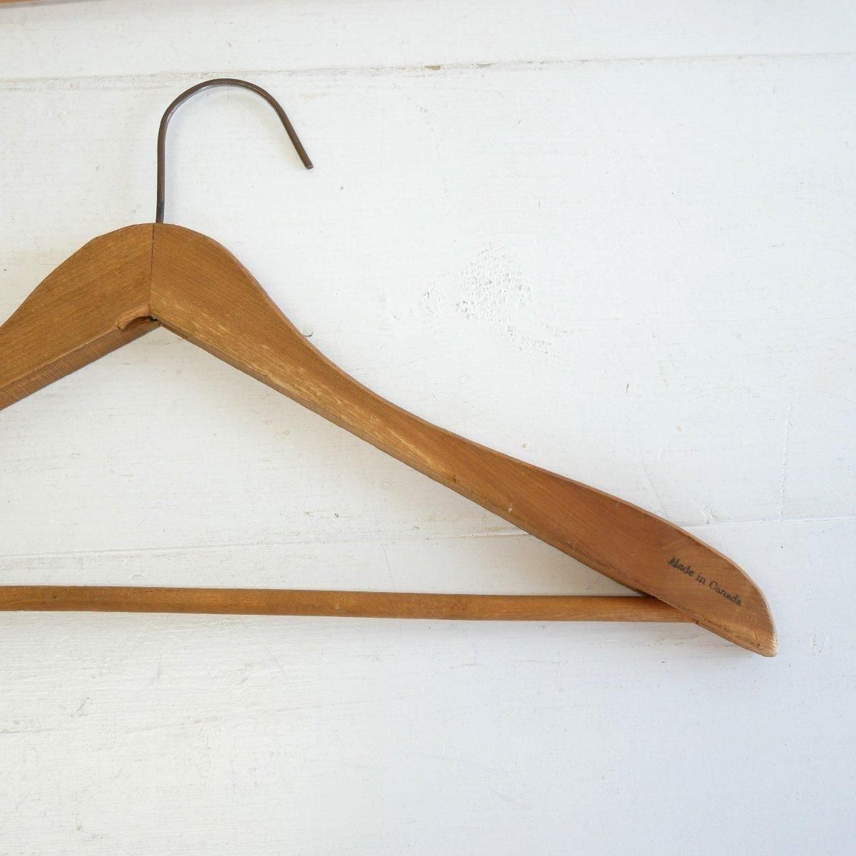 ヴィンテージ 木製ハンガー ホテル -通販-ローズボールアンティークス