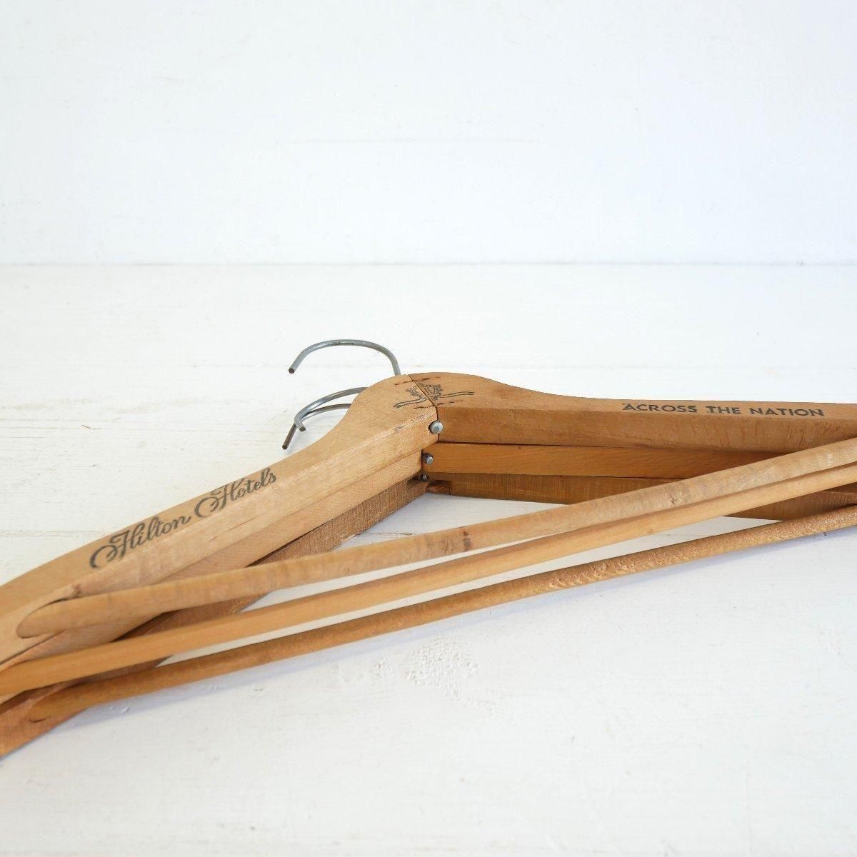 ヴィンテージ 木製ハンガー ホテル -通販-ローズボールアンティークス