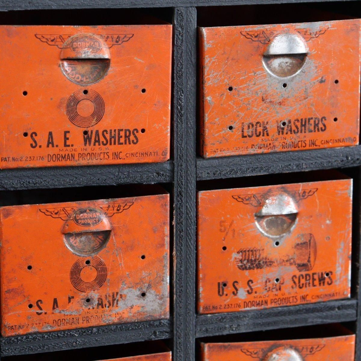 パーツキャビネット 50s DORMAN社製 -通販-ローズボールアンティークス