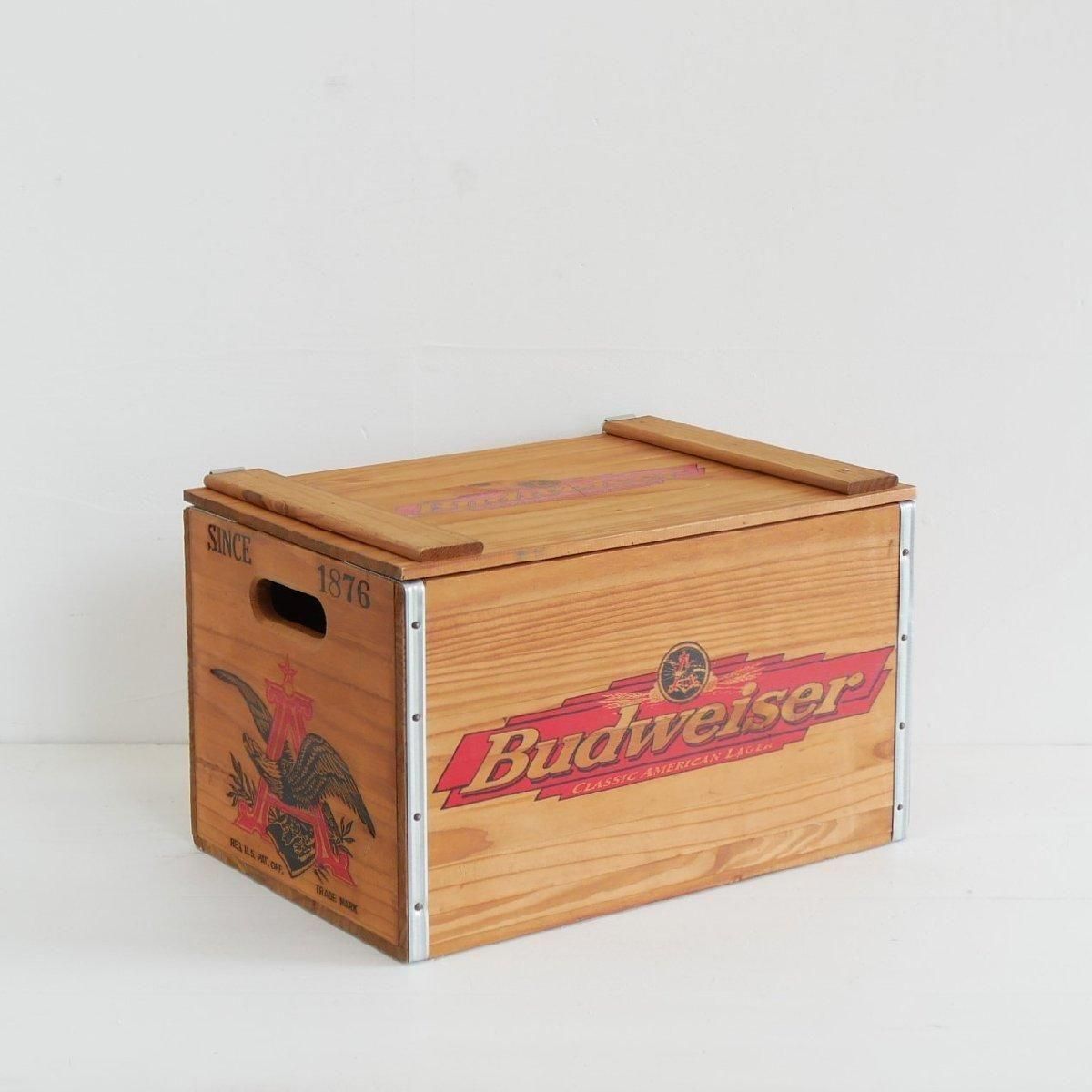 ヴィンテージ 木箱 運搬箱 バドワイザー -通販-ローズボールアンティークス