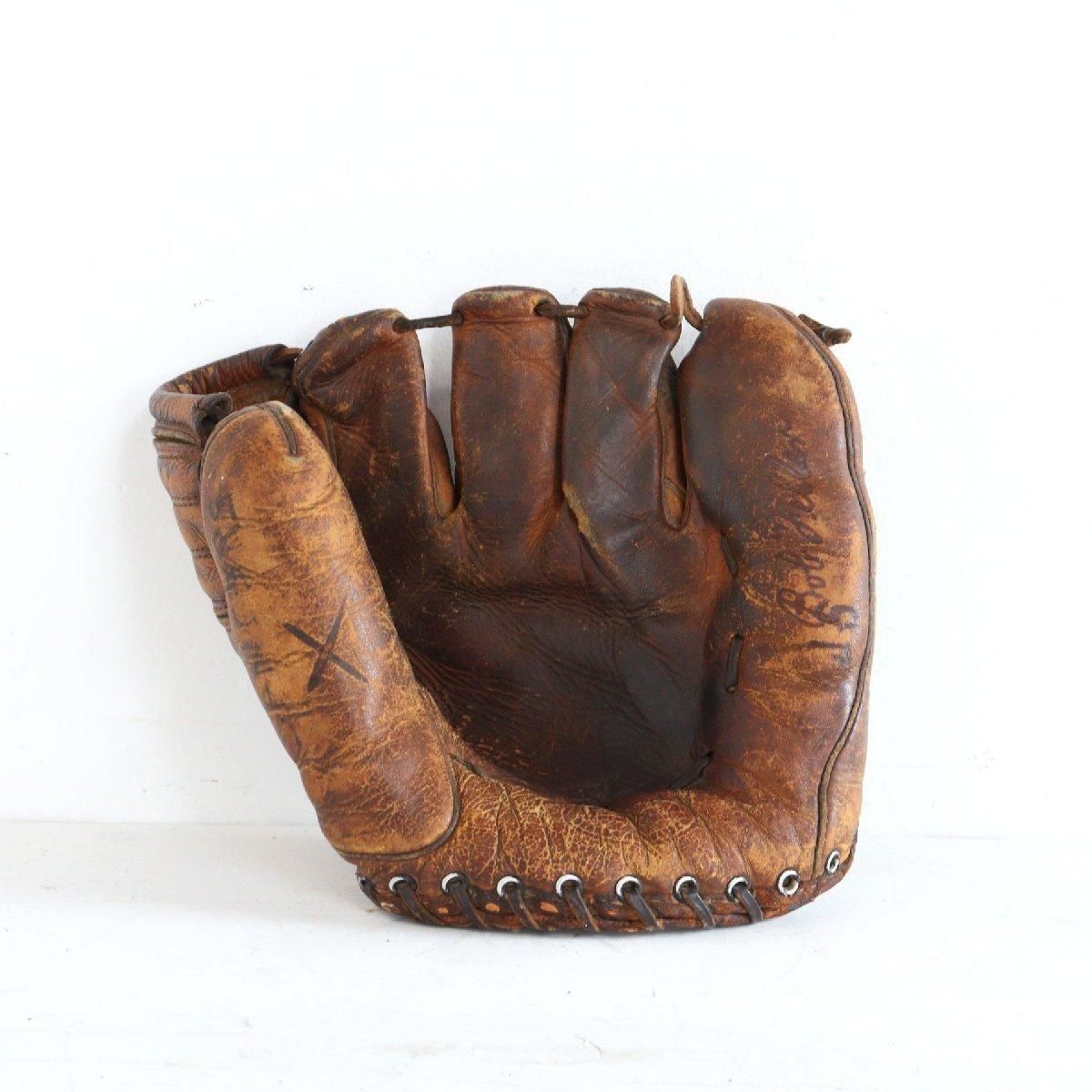 40s~50s 野球グローブ アメリカ 野球 -通販-ローズボールアンティークス