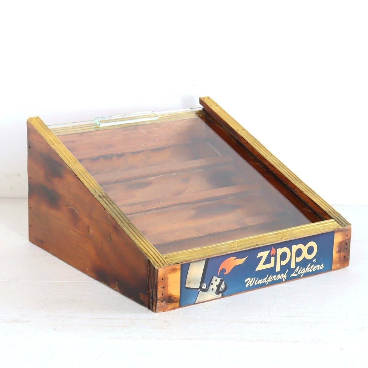 ガラスショーケース ヴィンテージ Zippo -通販-ローズボールアンティークス