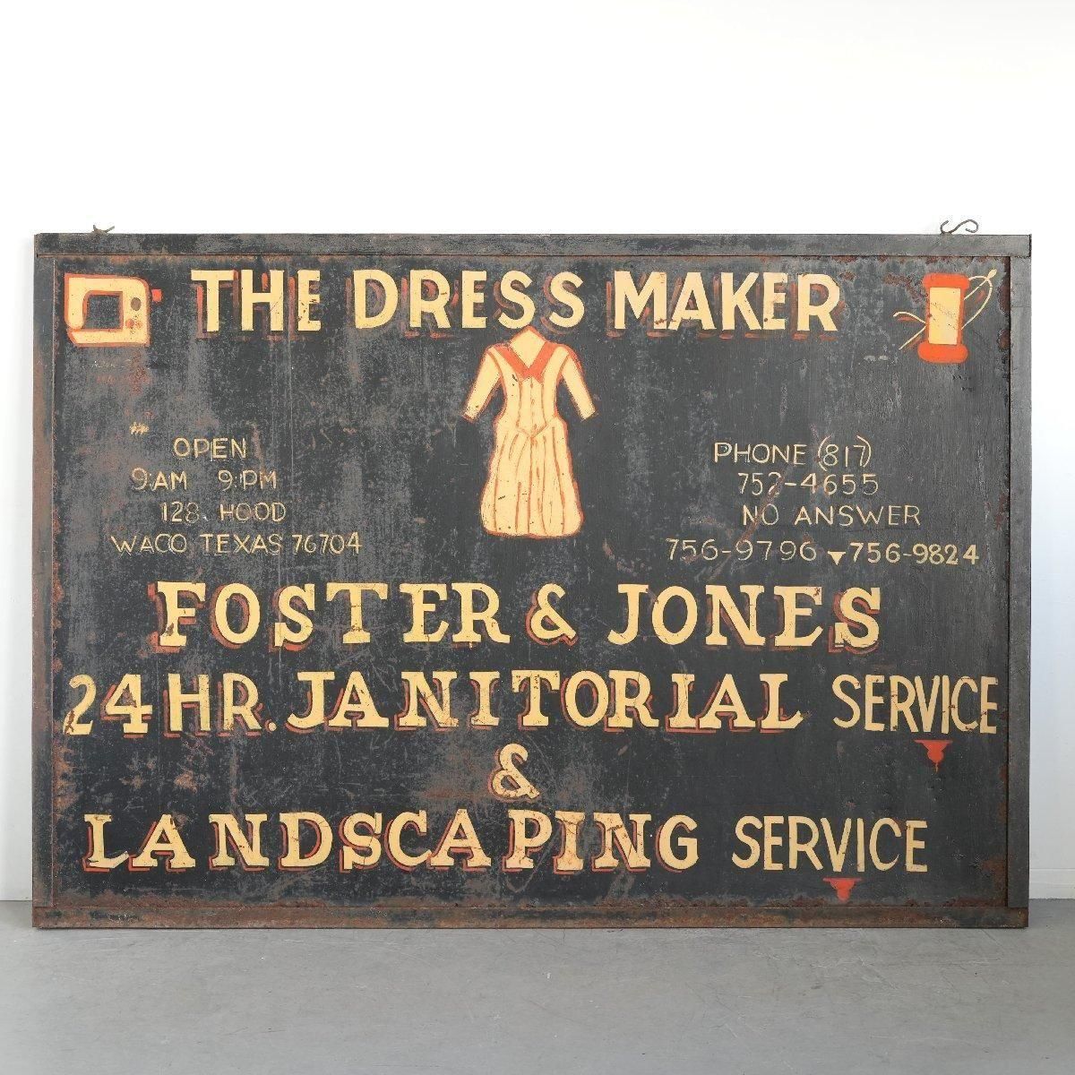 看板 - アメリカのヴィンテージ・アンティークの家具、雑貨、什器の