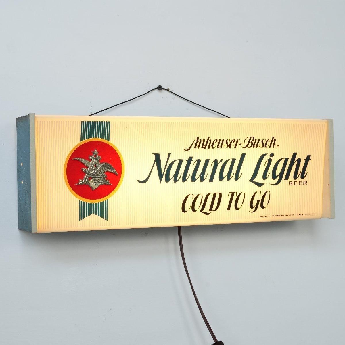 ライトサイン ビール 看板 照明 70s -通販-ローズボールアンティークス