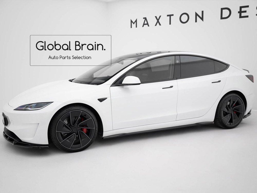 テスラ モデル3 パフォーマンス サイド スカート ディフューザー V2