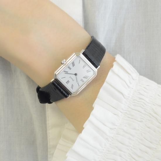 ピアジェ PIAGET・クォーツ・スクエア・18KWG ・1980年代